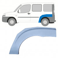 Pannello di riparazione parafango posteriore per Fiat Doblo 2001-2010 / Sinistra 7707