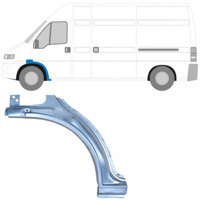 FIAT DUCATO BOXER RELAY 1994-2006 PANNELLO DI RIPARAZIONE DEL PASSARUOTA ANTERIORE / SINISTRA