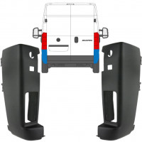 Angolo paraurti posteriore per Fiat Ducato 2006-2018 / Sinistra / Set 9936