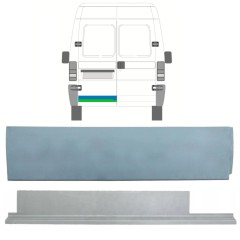 Pannello di riparazione interno ed esterno porta posteriore per Citroen Jumper 1994-2006 / Sinistra / Set 14045