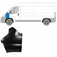 Parafango anteriore per Fiat Ducato 2006-2014 / Sinistra 7279