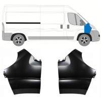 Parafango anteriore per Fiat Ducato 2006-2014 / Sinistra+Destra / Set 10045