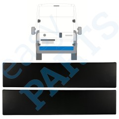 Modanatura laterale porta posteriore per Peugeot Boxer 2018- / Sinistra+Destra / Set 13223