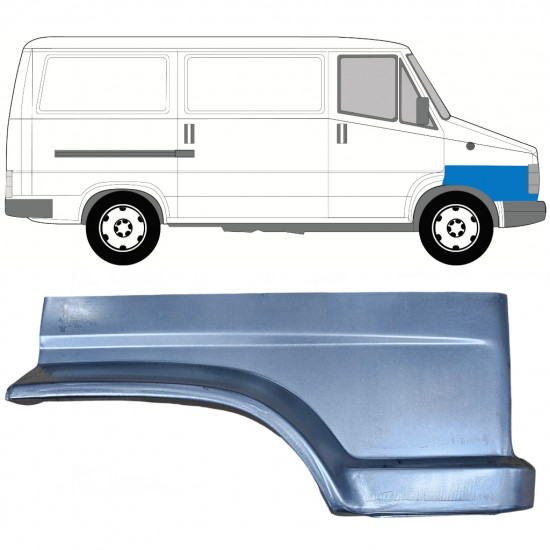 Pannello di riparazione parafango anteriore per Fiat Ducato / C25 / J5 1981-1990 / Destra 7749