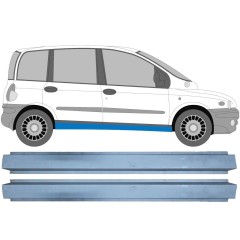 Pannello di riparazione sottoporta lamiera per Fiat Multipla 1999-2010 / Sinistra+Destra / Set 11346