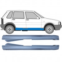 Pannello di riparazione sottoporta lamiera per Fiat Uno 1983-2002 / Sinistra+Destra / Set 9666