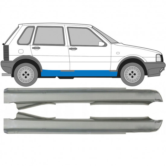 FIAT UNO 1983-2002 PANNELLO DI RIPARAZIONE DELLA SOGLIA / SET