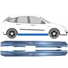Sottoporta Lamiera Completo per Ford Focus 1998-2004 / Sinistra+Destra / Set 9423