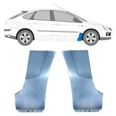 Pannello di riparazione parafango anteriore per Ford Focus 2004-2010 / Sinistra+Destra / Set 9857