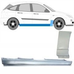 Lamiera di riparazione sottoporta completo e parafango anteriore per Ford Focus 1998-2004 / Destra / Set 8733