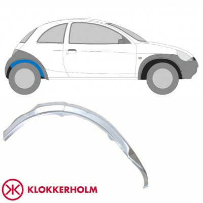 Pannello di riparazione parafango posteriore interno per Ford KA 1996-2008 / Destra 10772