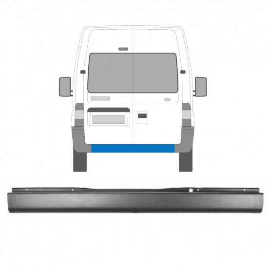 FORD TRANSIT 2000-2013 PARAURTI CENTRALE