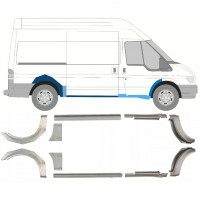 Pannello di riparazione sottoporta e parafango posteriore per Ford Transit 2000-2013 / MWB / Sinistra+Destra / Set 10637