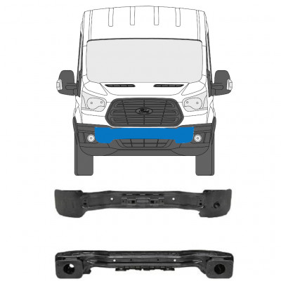 Rinforzo paraurti anteriore per Ford Transit 2014-2019 7637