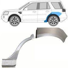 Pannello di riparazione parafango posteriore per Land Rover Freelander 2006-2016 / Sinistra / Set 8966