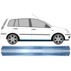 Pannello di riparazione sottoporta lamiera per Ford Fusion 2002-2012 / Sinistra+Destra / Set 11376