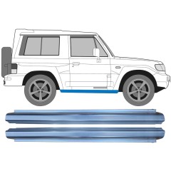 Pannello di riparazione sottoporta lamiera per Hyundai Galloper 1991-2003 / Set 11366