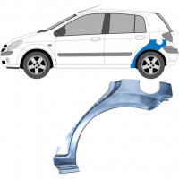 Pannello di riparazione parafango posteriore per Hyundai Getz 2002-2010 / Sinistra 6661