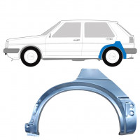 Pannello di riparazione parafango posteriore per VW Golf 2 1982- / Sinistra 7247