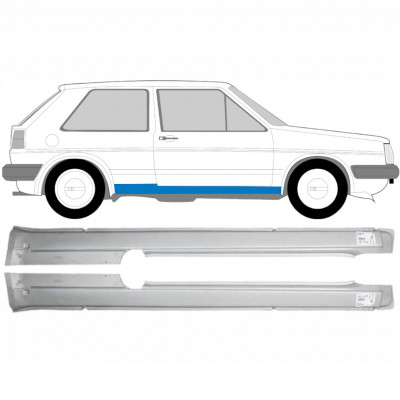 VW GOLF 2 1982- 3 PORTA PANNELLO DI RIPARAZIONE DELLA SOGLIA / SET