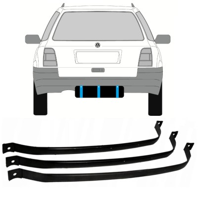 Cinghie serbatoio carburante per Volkswagen Golf 3 1991-1998 / COMBI 9366