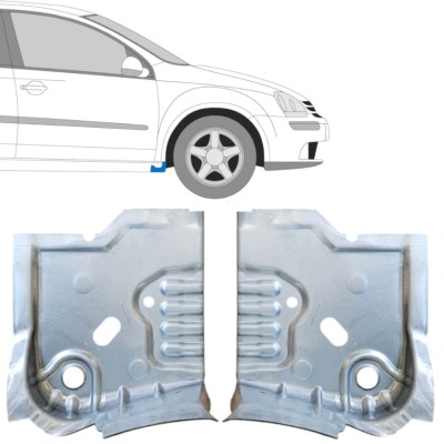 Pannello di riparazione sottoporta sotto la porta per Volkswagen Golf 5 2003-2009 / Sinistra+Destra / Set 14909
