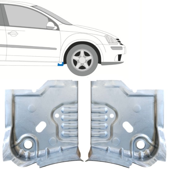 Pannello di riparazione sottoporta sotto la porta per Volkswagen Golf 5 2003-2009 / Sinistra+Destra / Set 14909 Pannello di riparazione sottoporta sotto la porta per Volkswagen Golf 5 2003-2009 / Sinistra+Destra / Set 14909