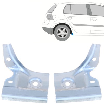 Pannello di riparazione sottoporta sotto la porta per Volkswagen Golf 5 2003-2009 / Sinistra+Destra / Set 16114