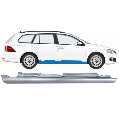 Sottoporta Lamiera Completo per Volkswagen Golf 6 2008-2013 / Destra / COMBI 17047