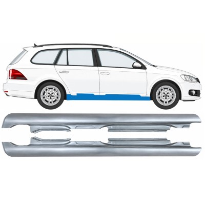 Sottoporta Lamiera Completo per Volkswagen Golf 6 2008-2013 / Sinistra+Destra / COMBI 17049