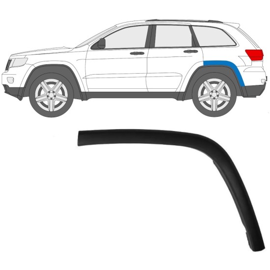 Modanatura laterale parafango posteriore per Jeep Grand Cherokee 2010-2021 / Sinistra 15850