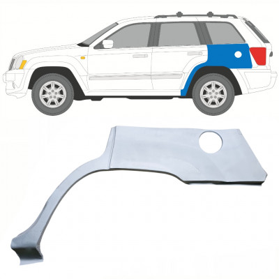 Pannello di riparazione parafango posteriore per Jeep Grand Cherokee 2005-2010 / Sinistra 8972