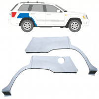 Pannello di riparazione parafango posteriore per Jeep Grand Cherokee 2005-2010 / Sinistra+Destra / Set 10657