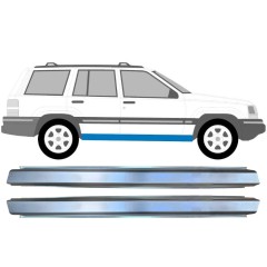 Pannello di riparazione sottoporta lamiera per Jeep Grand Cherokee 1993-1998 / Sinistra = Destra (simmetrico) / Set 9579