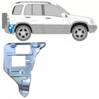 Lamiera di riparazione supporto paraurti posteriore per Suzuki Grand Vitara 1997-2005 / Destra 11699