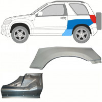 Pannello di riparazione sottoporta e parafango posteriore per Suzuki Grand Vitara 2005-2012 / Sinistra / Set 10841