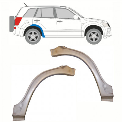 SUZUKI GRAND VITARA 2005-2012 PASSARUOTA POSTERIORE / DI FRONTE A E SUPERIORE RUOTA / SET