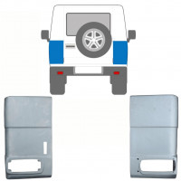 Lamiera di riparazione dell'angolo posteriore per Mercedes G-Class W463 1992- / Sinistra+Destra / Set 10115