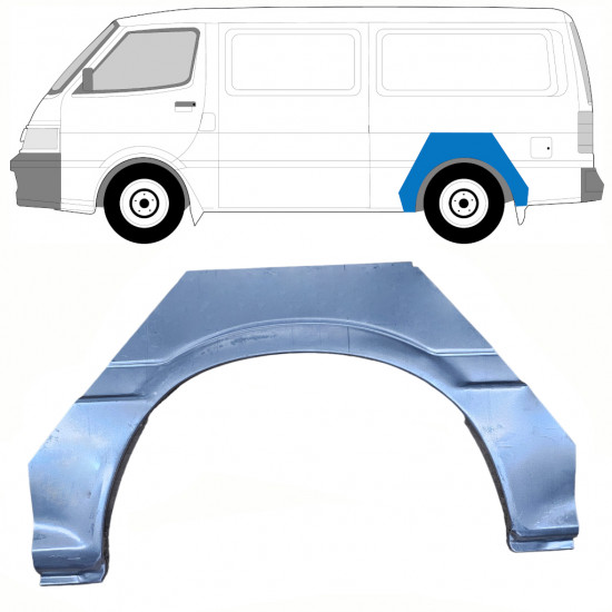 TOYOTA HIACE 1989-1995 PASSARUOTA POSTERIORE / SINISTRA