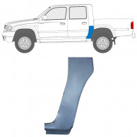 Lamiera di riparazione dell'angolo posteriore per Toyota Hilux 2001 -2005 / Sinistra / Doppia cabina 7661