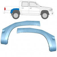 Pannello di riparazione parafango posteriore per Toyota Hilux 2001-2005 / Sinistra+Destra / Set 9932