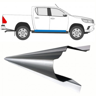 Pannello di riparazione sottoporta lamiera per Toyota Hilux 2015- / Sinistra = Destra (simmetrico) 10139