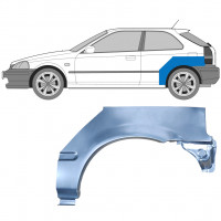 Pannello di riparazione parafango posteriore per Honda Civic 1995-2000 / Sinistra 5126