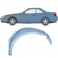 Pannello di riparazione arco ruota posteriore interno per Honda Prelude 1996-2001 / Sinistra 6012