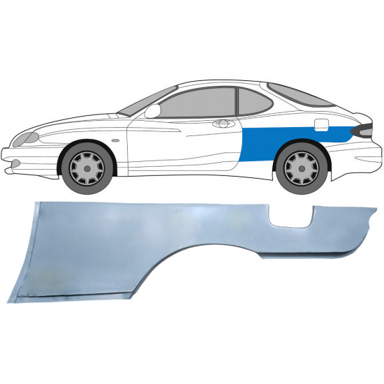 Pannello di riparazione parafango posteriore per Hyundai Rd 1996-2002 / Sinistra / COUPE 6306