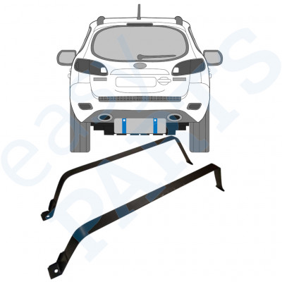 HYUNDAI SANTA FE 2006-2012 CINGHIE DEL SERBATOIO DEL CARBURANTE