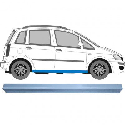 Pannello di riparazione sottoporta lamiera per Fiat Idea 2004-2011 / Sinistra = Destra (simmetrico) 8875