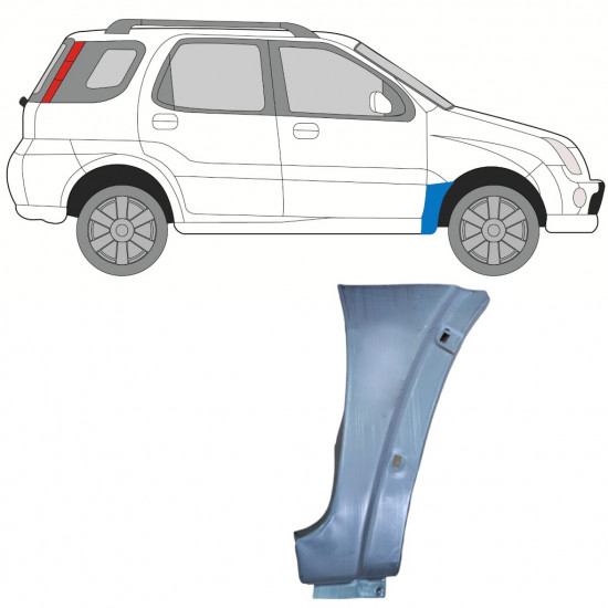 Pannello di riparazione parafango anteriore per Suzuki Ignis 2000-2008 / Destra 11130