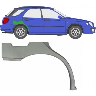 Pannello di riparazione parafango posteriore per Subaru Impreza Gg 2000-2007 / Destra 5918