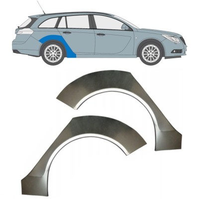 Pannello di riparazione parafango posteriore per Opel Insignia 2008-2017 / Sinistra+Destra / COMBI / Set 16800